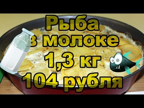 Необычный рецепт от подписчика. Рыба в молоке. НИЩЕКУХНЯ.