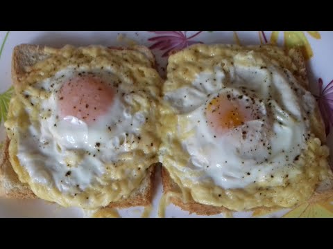 Горячие бутерброды с сыром и яйцом за 5 минут. Очень вкусно, очень просто и очень быстро