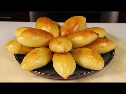 САМЫЕ БЫСТРЫЕ и ВКУСНЫЕ/ Пуховые ПИРОЖКИ БЕЗ ДРОЖЖЕЙ на кефире!