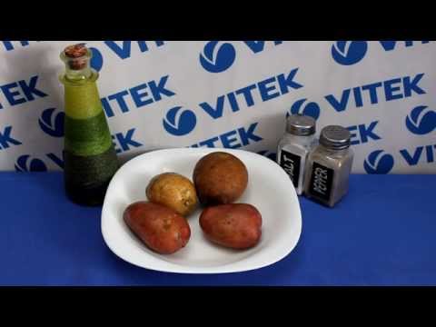 Рецепт приготовления картофельных чипсов с солью и перцем во фритюрнице VITEK VT-1538 B