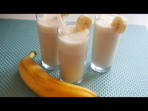 Супер вкусный - Молочный банановый коктейль! Banana milkshake / Muzlu milkshake