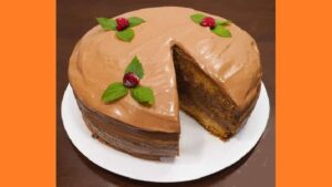 Бісквітний торт у мультиварці. Фото