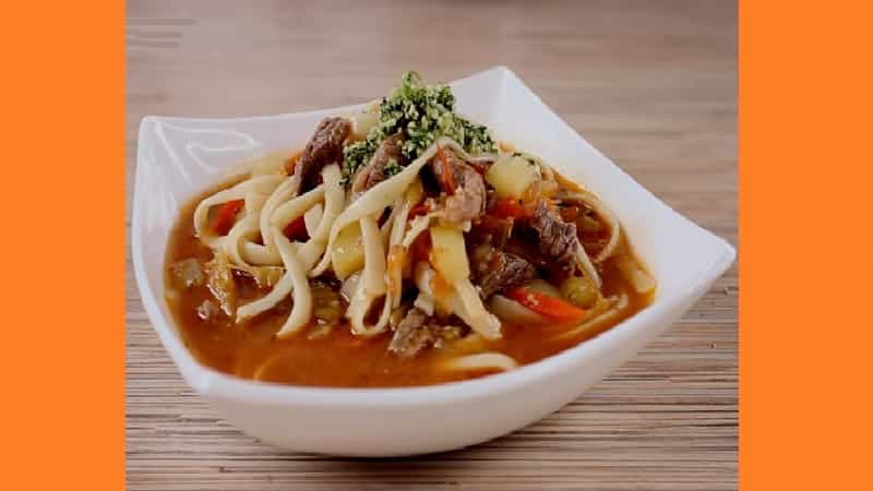 Лагман в мультиварке из свинины. Фото