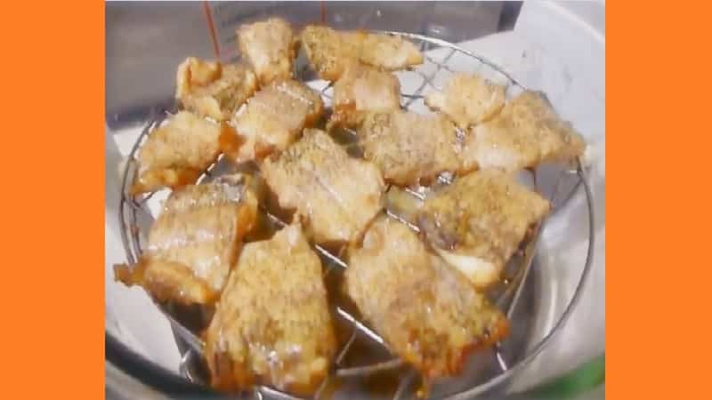 Щука в аэрогриле горячего копчения. Фото