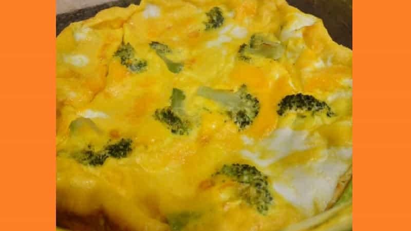 Омлет с брокколи в духовке. Фото