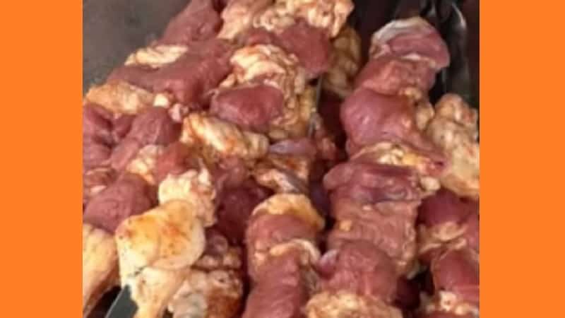 Шашлык из баранины в аэрогриле. Фото Шашлык из баранины в аэрогриле. Фото