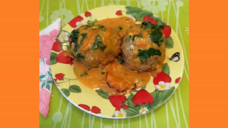 Ежики из фарша в мультиварке. Фото