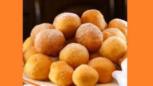 Творожные пончики жареные в масле. Фото