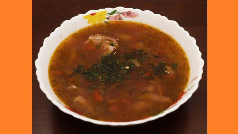 Суп фасолевый в мультиварке. Фото