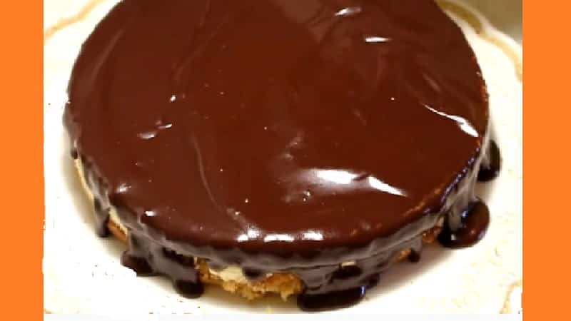 Торт с заварным кремом. Фото