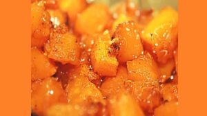 Гарбуз запечений у духовці шматочками Гарбуз запечений у духовці шматочками. Фото