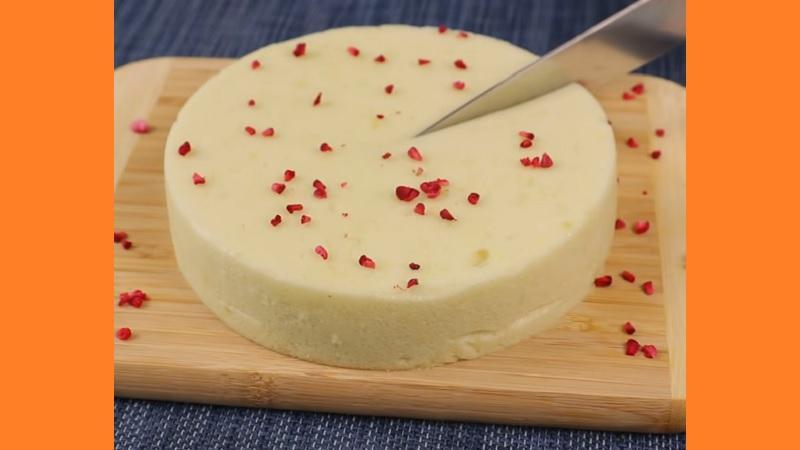 Десерт из яблочного пюре. Фото