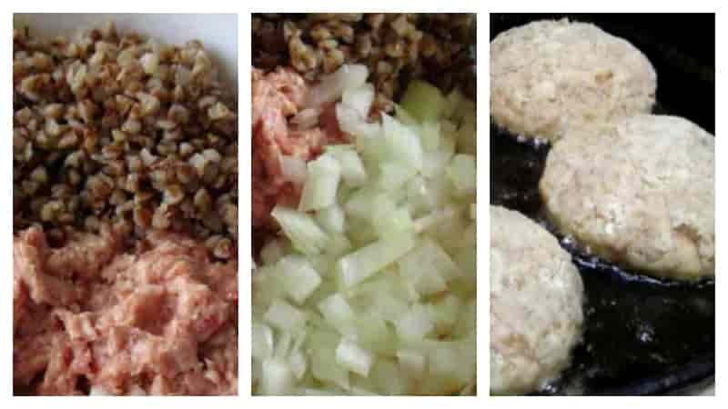 Котлеты с гречкой и фаршем. Фото 2 Котлеты с гречкой и фаршем. Фото 2