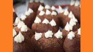 Пирожные из печенья без выпечки Пирожное из печенья без выпечки. Фото