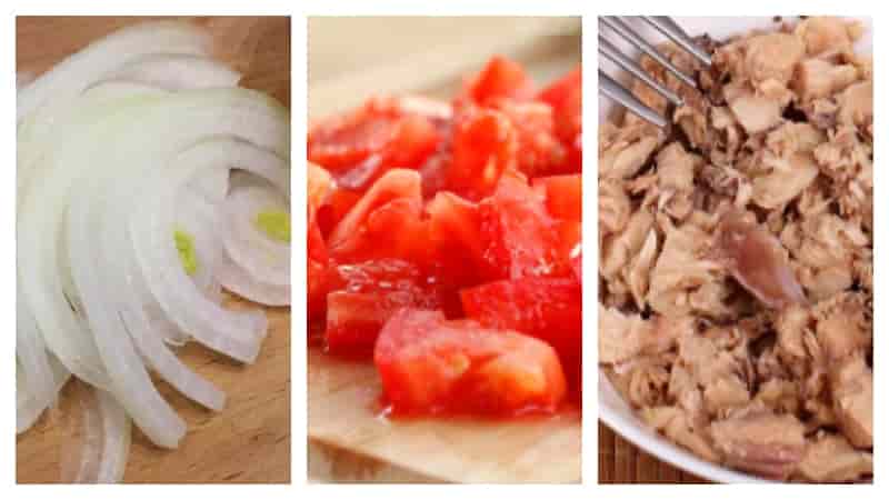 Салат из тунца с помидорами. Фото 2 Салат из тунца с помидорами. Фото 2