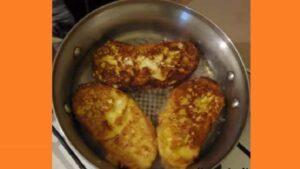 Сладкие гренки на сковороде. Фото