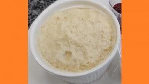 Творожно яблочный пудинг. Фото