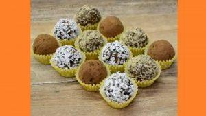 Конфеты из сухофруктов и орехов Конфеты из сухофруктов и орехов. Фото