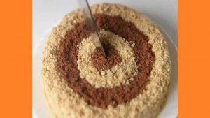 Торт сметанник на сковороде. Фото