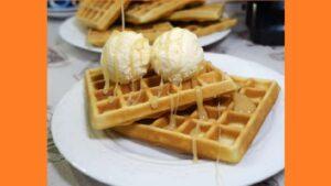 Венские вафли на молоке в электровафельнице. Фото