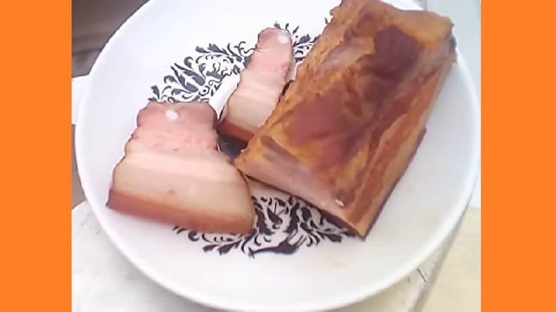 Копченое сало в аэрогриле. Фото Копченое сало в аэрогриле. Фото