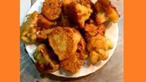 Цветная капуста в кляре на сковороде. Фото