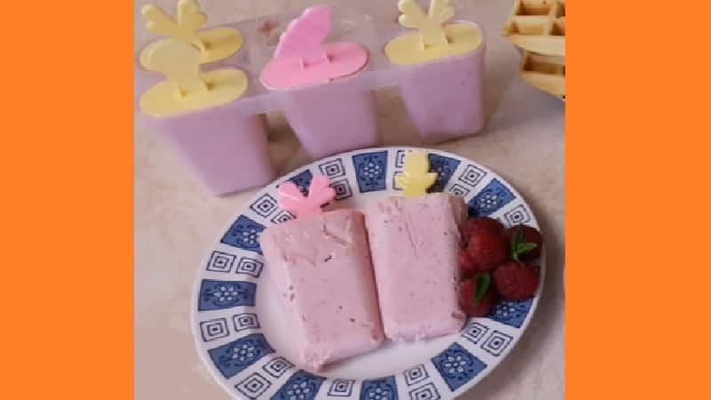 Малиновое мороженое в домашних условиях. Фото