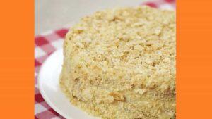 Торт Наполеон из печенья. Фото