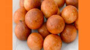 Творожные шарики жареные во фритюре. Фото