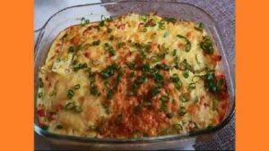 Запіканка з кабачків з куркою Фото