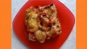 Мінтай з овочами у духовці. Фото