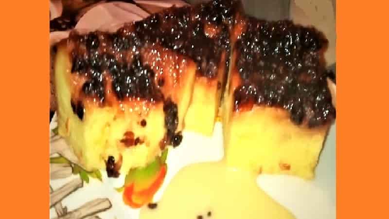 Пудинг из манки на молоке. Фото