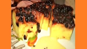 Пудинг із манки на молоці в духовці. Фото