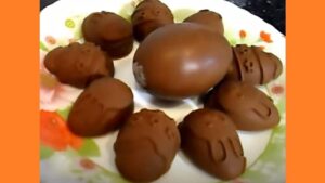 Шоколадні яйця своїми руками. Фото