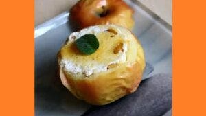 Десерт из яблок в пароварке. Фото