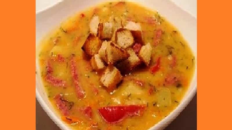 Гороховый суп в пароварке. Фото