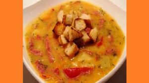 Гороховий суп у пароварці. Фото