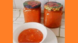 Яблучний джем у хлібопічці. Фото