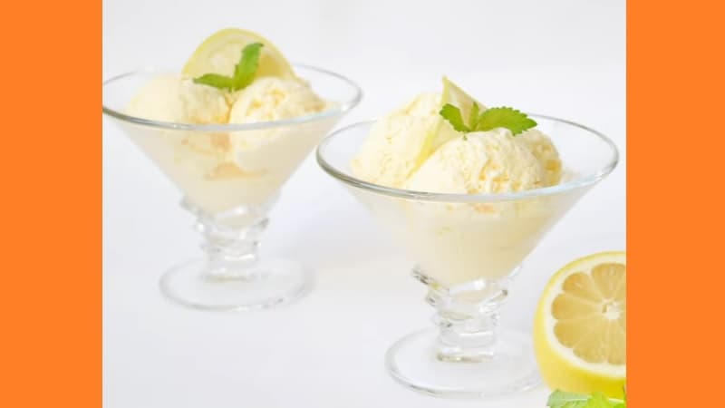 Лимонное мороженое в домашних условиях. Фото