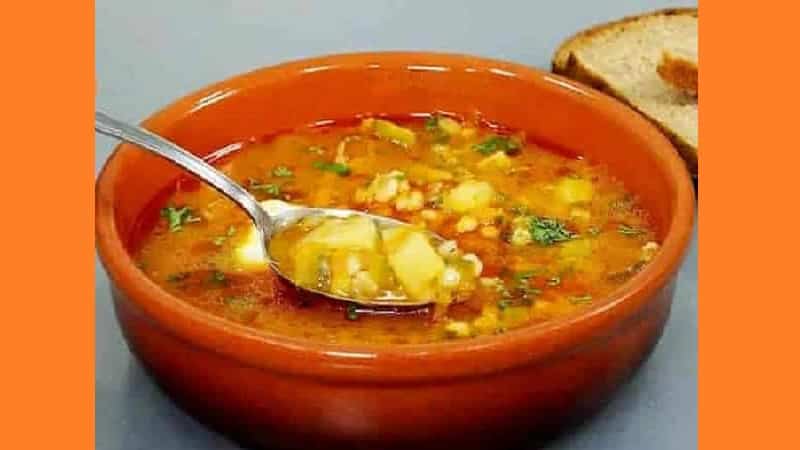 Рассольник в мультиварке с серлечками. Фото