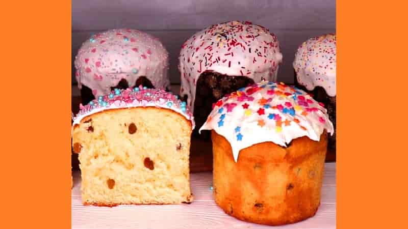 Пасхальный кулич в духовке на дрожжах. Фото Пасхальный кулич в духовке на дрожжах. Фото