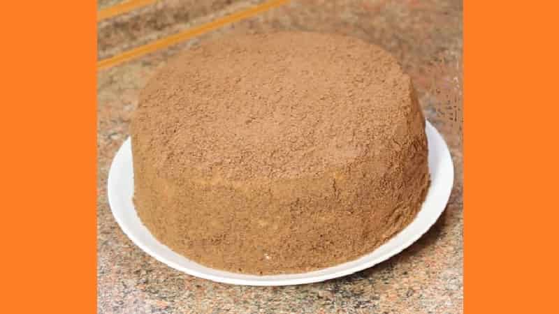 Медовик со сметанным кремом. Фото