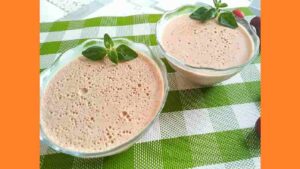 Десерт из ряженки на желатине Десерт із ряжанки на желатині. Фото