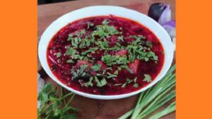 Класичний український борщ із м'ясом Класичний український борщ із м'ясом. Фото