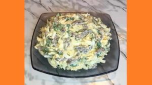 Салат із курячих сердець. Фото