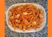 Салат із білої квасолі. Фото