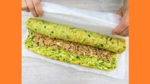 Закусочний рулет із кабачків Закусочний рулет із кабачків. Фото