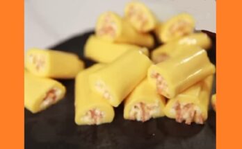Сирні рулетики для закуски. Фото